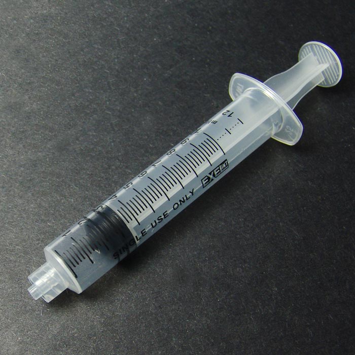 10mL Luer Lock Syringe with Siliconized Gaskets - Sterile