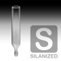 1mL Tapered/Round-Bottom Clear Glass Inserts - SILANIZED