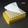 Clear Silicone/PTFE Cap Mat for 11mm HPLC Vials in 48 Position Reaction Block