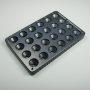 Powder Transfer Plate, 24-Well (with 20mm Spacing) for 15 x 45mm, 4mL Vials